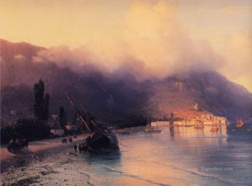 Vista de Yalta 1867 Romántico Ivan Aivazovsky ruso Pinturas al óleo